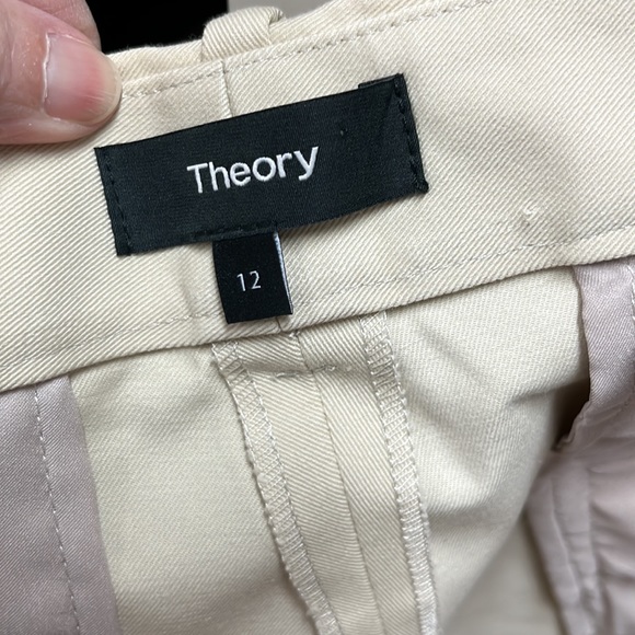 Theory Trecca 2 muslin twill bistretch size 12 - Picture 2 of 4